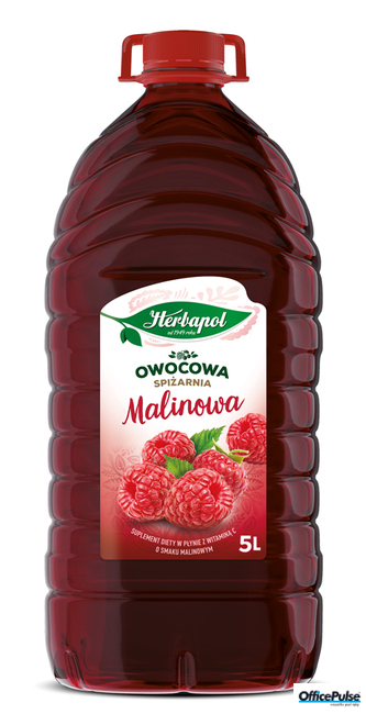 Syrop HERBAPOL MALINA z witaminą C, 6500g/5l